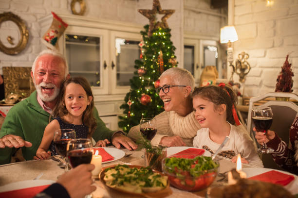 istock Senior couple with granddaughters 1048332638