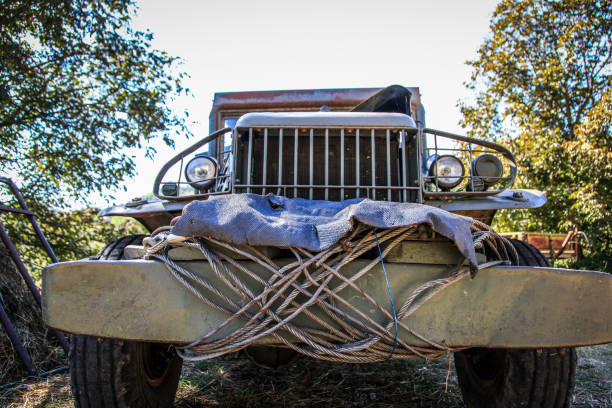 istock Rust oldtimer car - Ruined Cars on the Station 1048336046