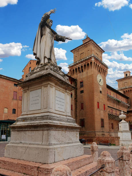 istock Girolamo Savonarola Statue in Ferrara Italy 1048336132