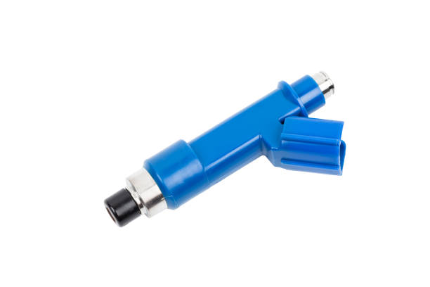 istock Used fuel injector benzine engine on white background 1048337050