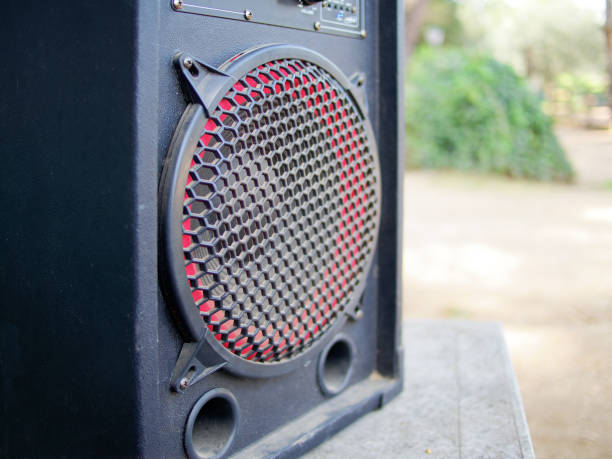 istock Speaker outdoor closeup 1048337172