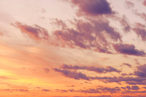istock cloud on the sunset sky background with a pastel color 1048350068
