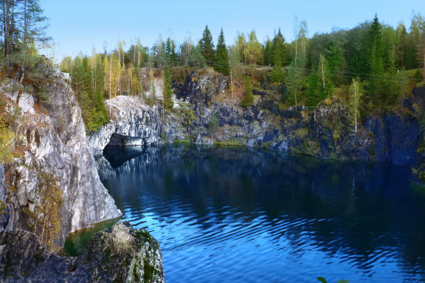 istock marble canyon on the forest in autumn 1048358742