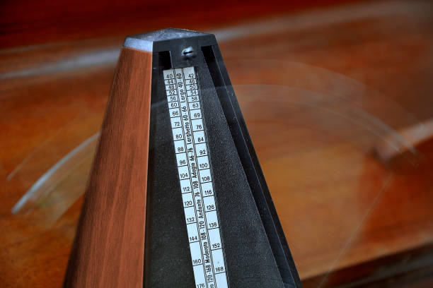 istock Close up of a vintage metronome 1048361804