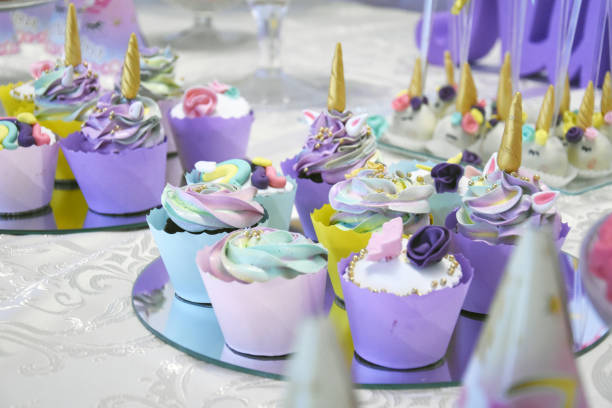 istock Cookies on sweet table for child birthday 1048376530