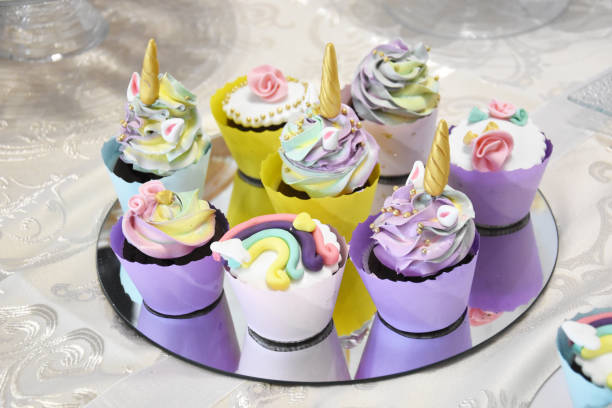 istock Cookies on sweet table for child birthday 1048379798