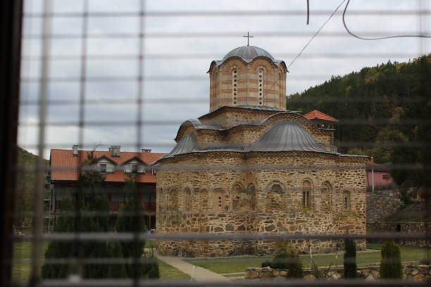 istock Orthodox monastery in the mountain 1048380428