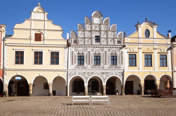 istock Telc town square with renaissance buildings 1048390988