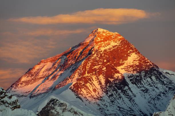 istock Evening colored view of Mount Everest 1048393838
