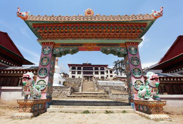 istock Tengboche Monastery, the best monastery in Khumbu 1048394096