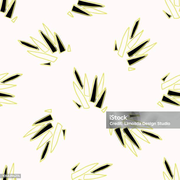 Quartz Repeating Pattern Mystical Quartz Crystal Pattern Seamless Vector Repeat Texture Stock ...