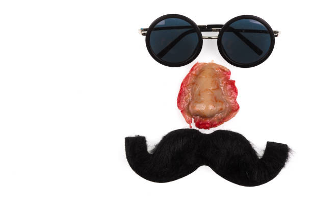 istock clown's nose, glasses and mustache 1048394328