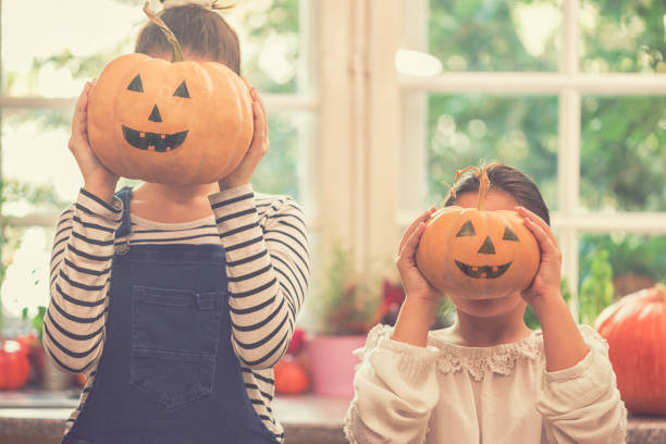 istock Family Preparing for Halloween 1048394518