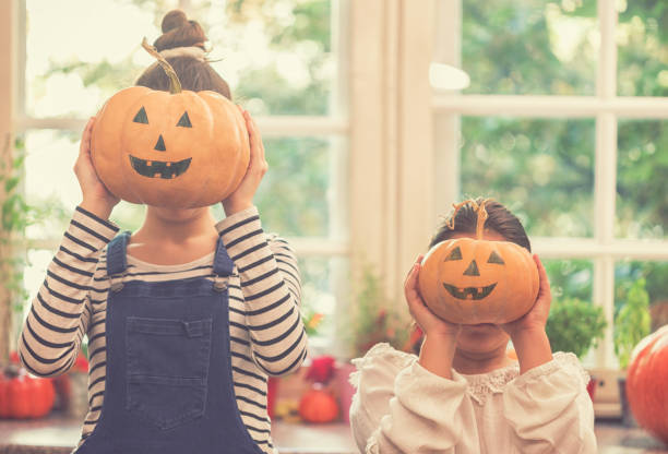 istock Family Preparing for Halloween 1048394690