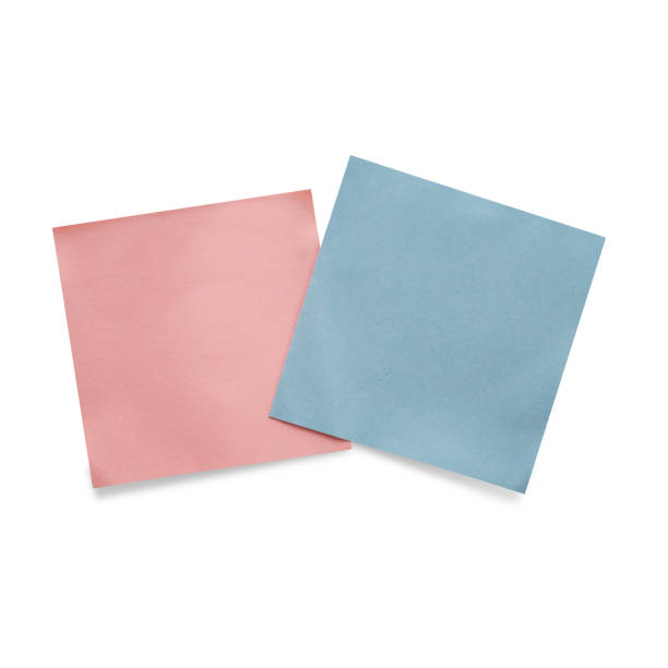 istock BLANK PAPER NOTE ON STAINLESS STEEL REFRIGERATOR DOOR 1048394842