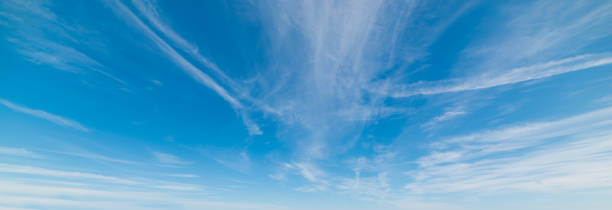 istock Cirrus clouds and blue sky in summertime 1048420116