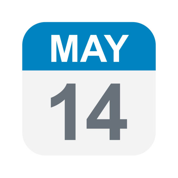 14 Mai Icône De Calendrier Vecteurs libres de droits et plus d'images vectorielles de Mai - Mai, Numéro 14, 2018 - iStock