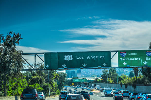 istock Traffic on 101 Hollywood freeway in Los Angeles 1048441286