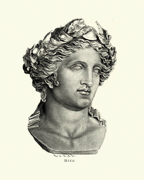 ilustrações de stock, clip art, desenhos animados e ícones de nero, roman emperor - roman ancient rome empire ancient