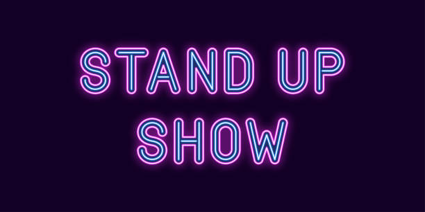 istock Neon inscription of Stand up Show. Vector 1048463828