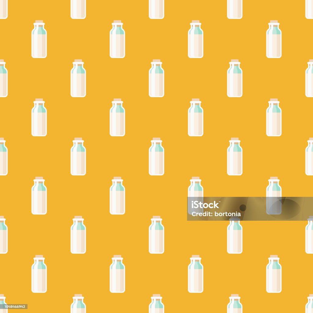 Switzerland Dairy Seamless Pattern A seamless pattern created from a single flat design icon, which can be tiled on all sides. File is built in the CMYK color space for optimal printing and can easily be converted to RGB. No gradients or transparencies used, the shapes have been placed into a clipping mask. Pattern stock vector