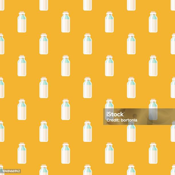 Switzerland Dairy Seamless Pattern Stock Illustration - Download Image Now - Pattern, Backgrounds, Clip Art