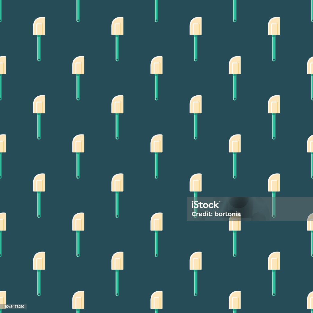 Spatula Pattern Spatula Kitchen Tools Seamless Pattern Stock Illustration - Download ...