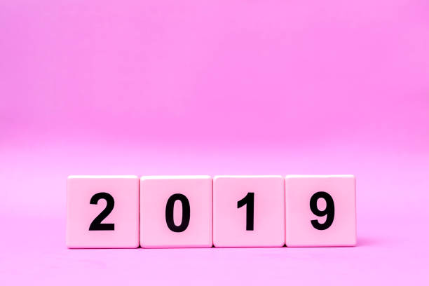 istock New Year 2019 with Pink block 1048492188