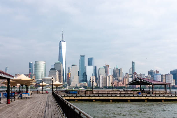 istock Skyline of Downtown Manhattan over Hudson River 1048495028