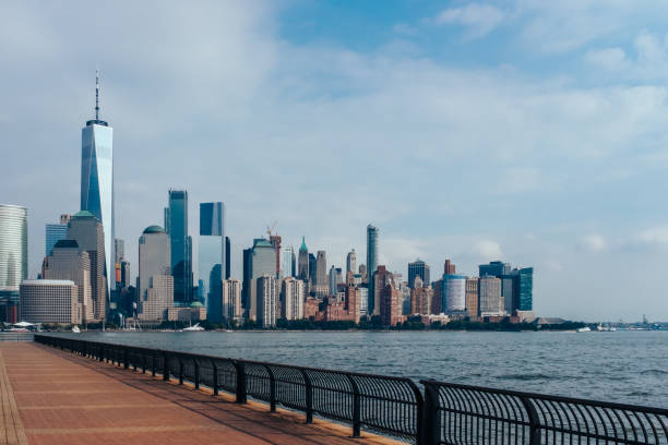 istock Skyline of Downtown Manhattan over Hudson River 1048495054