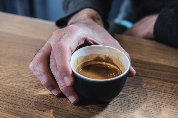 istock An espresso coffee in a black cup 1048506932