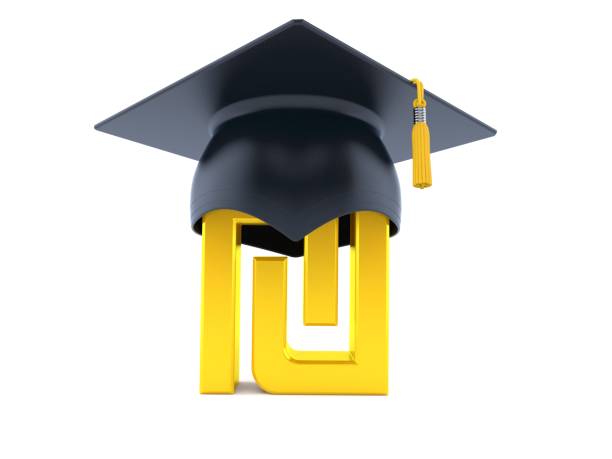 istock Shekel currency symbol with mortarboard 1048507114