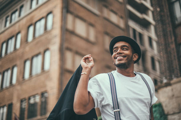 istock Handsome black guy on the street 1048512294