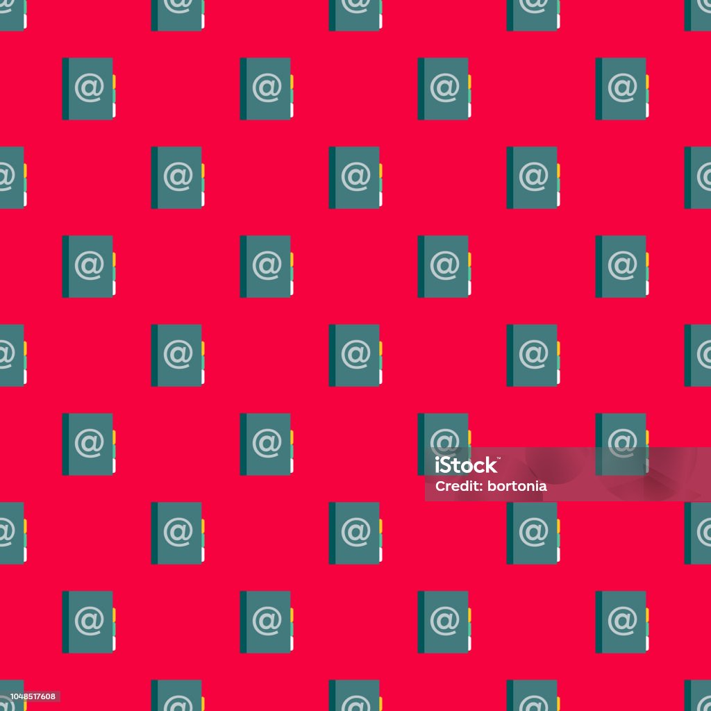 Address Design Patterns Address Book Interface Seamless Pattern Stock Illustration - Download ...