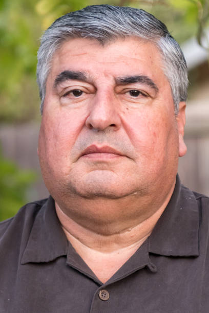 istock Serious mature/senior overweight man 1048520506