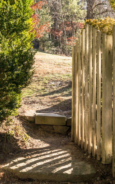 istock Gate to the garden 1048536858