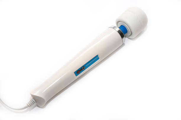 istock Massage for the body. Clitoral vibrator, intimate accessory on a white background. 1048536936