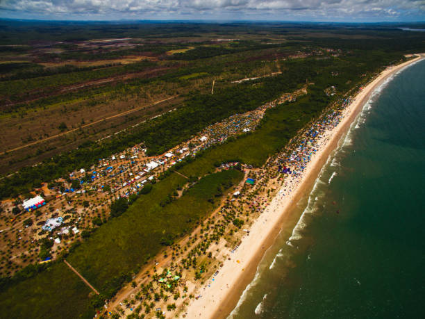 istock Pratigi Beach, Itubera city, Bahia State, Brazil 1048539142