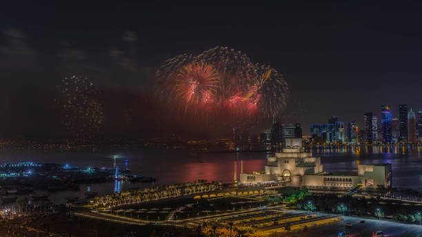istock Qatar National Day Fireworks 2017 1048539800