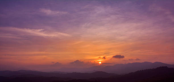 istock Beautiful pastel cloudy sunset with blue sky in India 1048548552