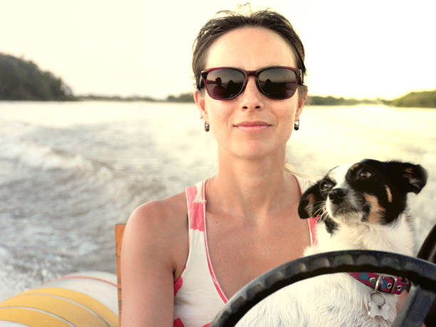 istock woman with dog 1048548752