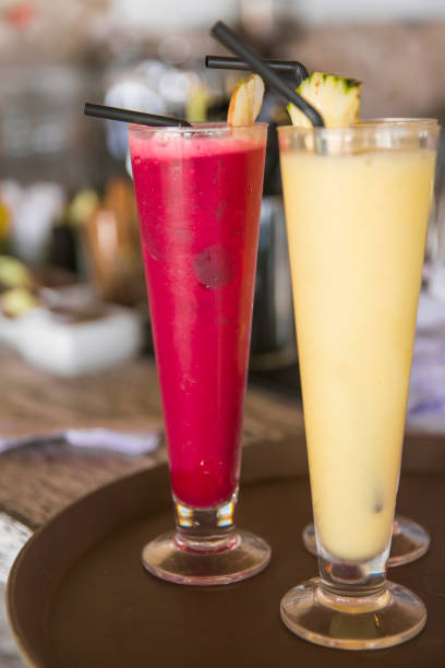 istock Pineapple & strawberry juices 1048551418