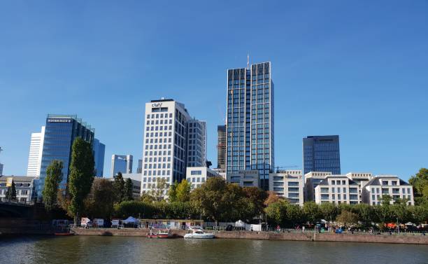 istock Frankfurt City from Main view 1048554912