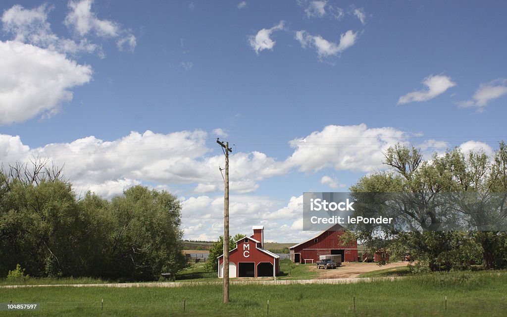 Granja de la región central de Estados Unidos - Foto de stock de Agricultura libre de derechos