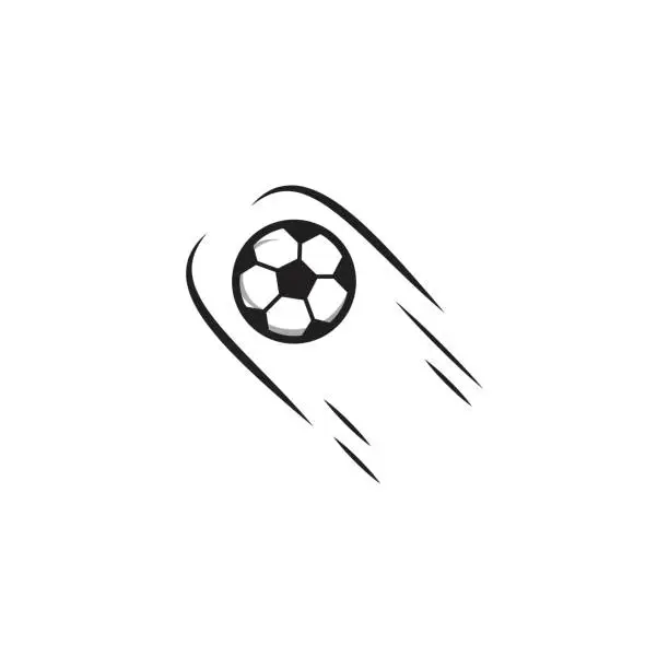 Vector illustration of Soccer Ball Vector Template Design Illustration