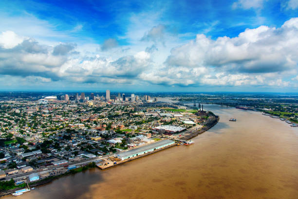 istock New Orleans Skyline From Over The Mississippi 1048624574