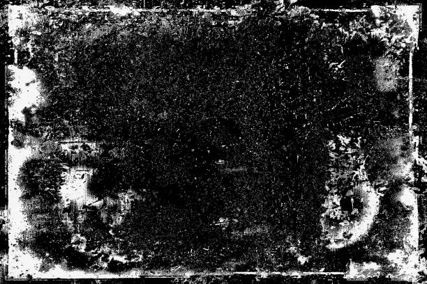 istock Grunge background black and white. Monochrome abstract texture. Old vintage surface 1048627362