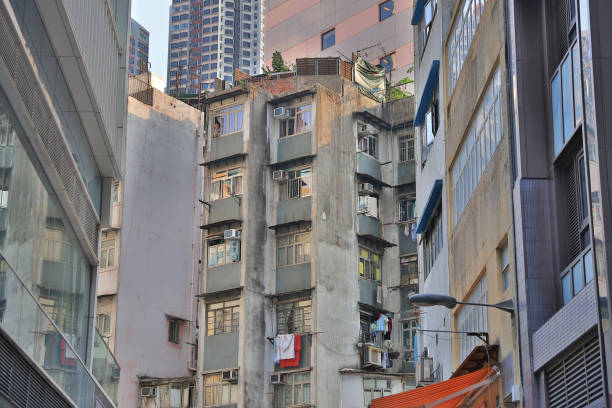 istock an old apartment at sai wan hK 1048632652