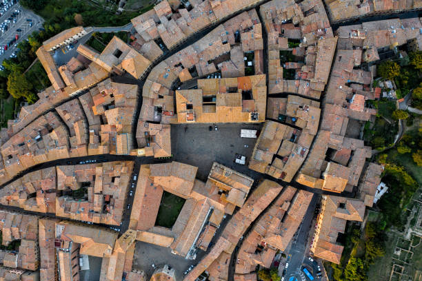 istock Volterra, Italy - Birds Eye View 1048641716