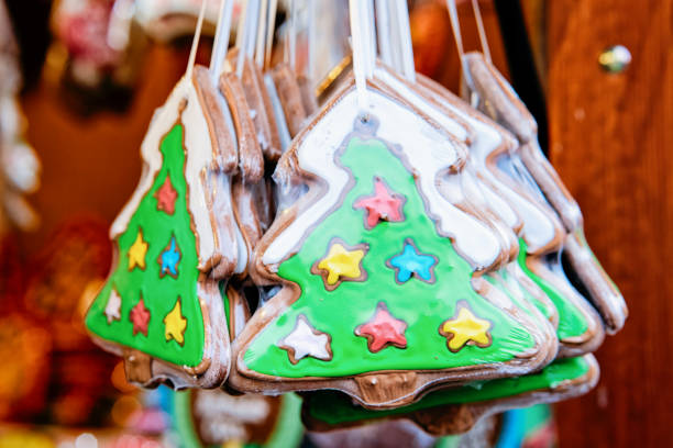 istock Gingerbread hearts cookies Market Berlin Christmas 1048657208